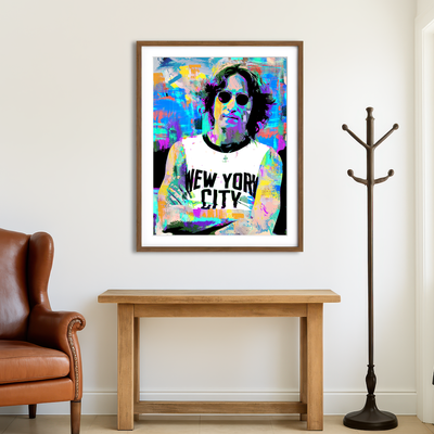 AUTO-MOCKUP ROOM | John Lennon NYC Wall Art