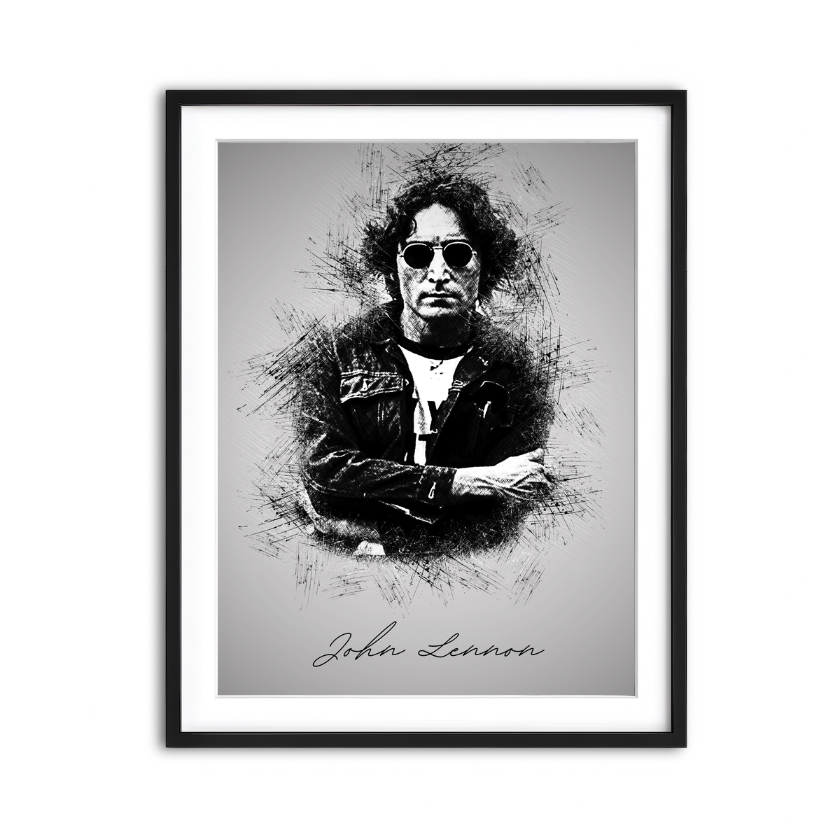 Framed Print 3x4 Black