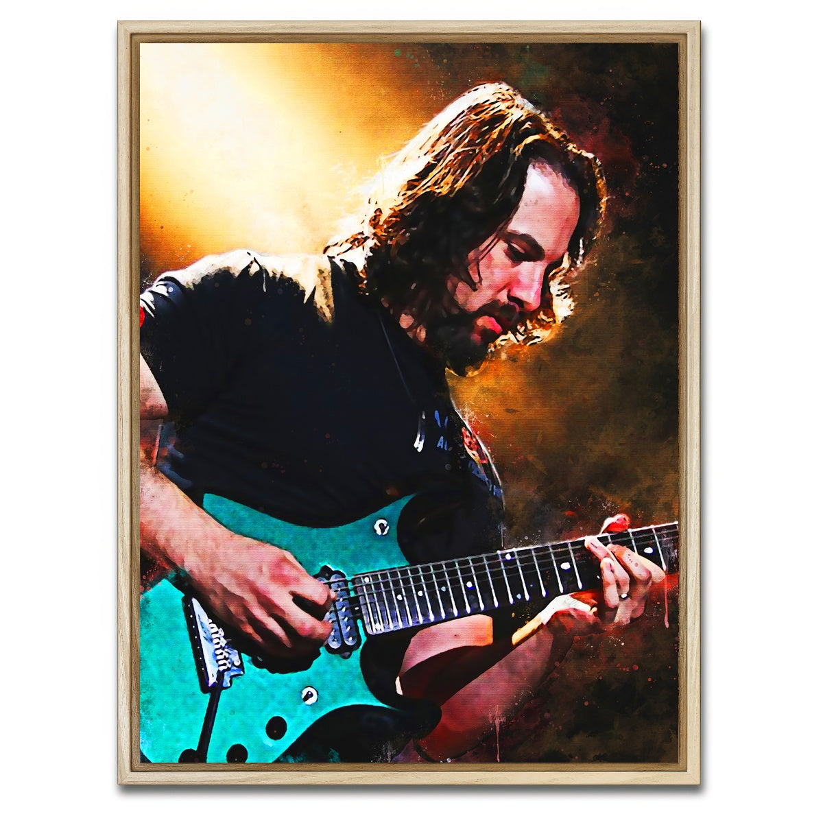AUTO-MOCKUP WHITE | John Petrucci | 1 Piece | Natural Framed Canvas | group=3x4
