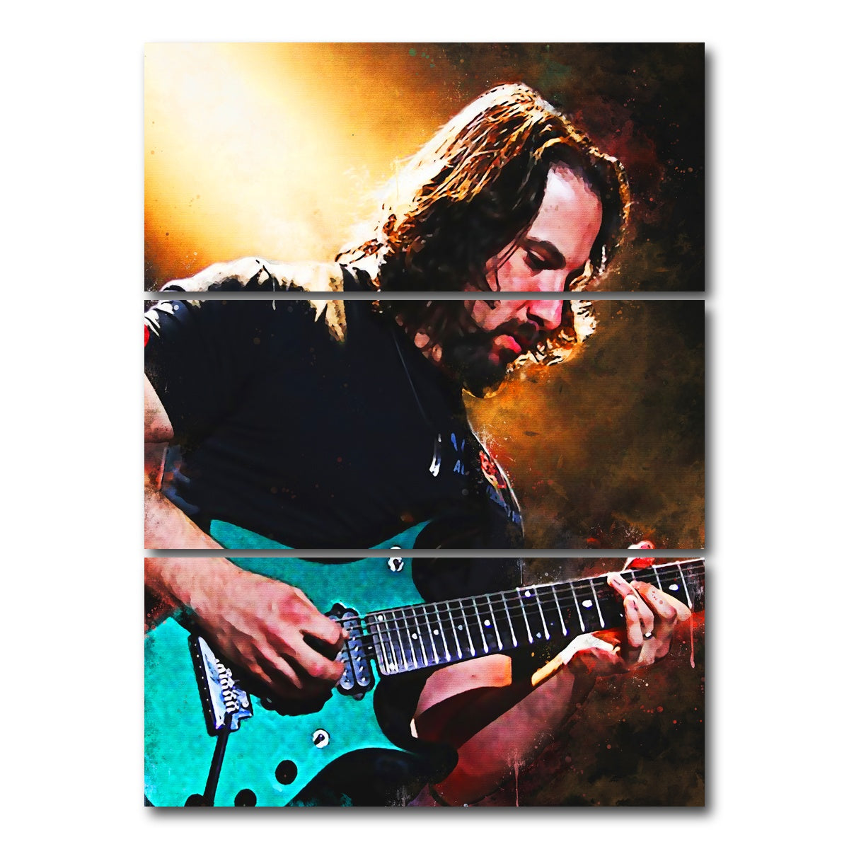 AUTO-MOCKUP WHITE | John Petrucci | 3 Piece | Gallery Wrap Canvas | group=8x18_stacked