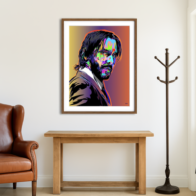 AUTO-MOCKUP ROOM | John Wick Colors Wall Art