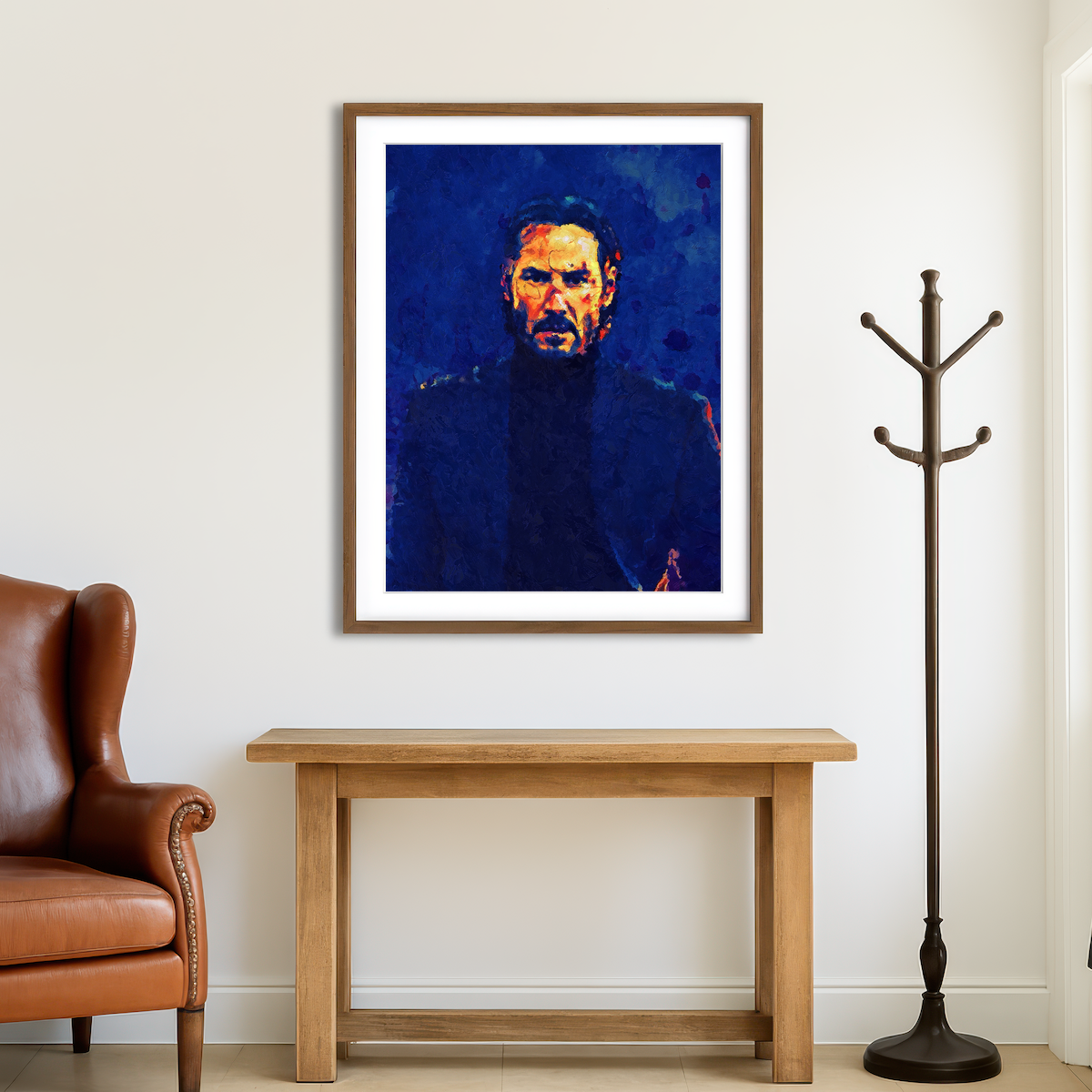 AUTO-MOCKUP ROOM | John Wick Painting Wall Art