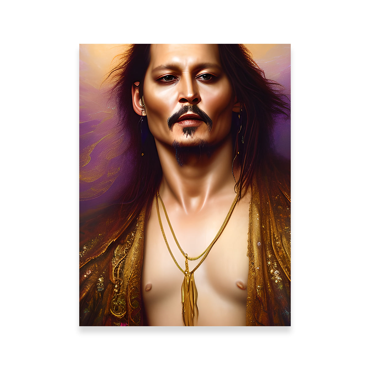 Johnny Depp Sexy Wall Art