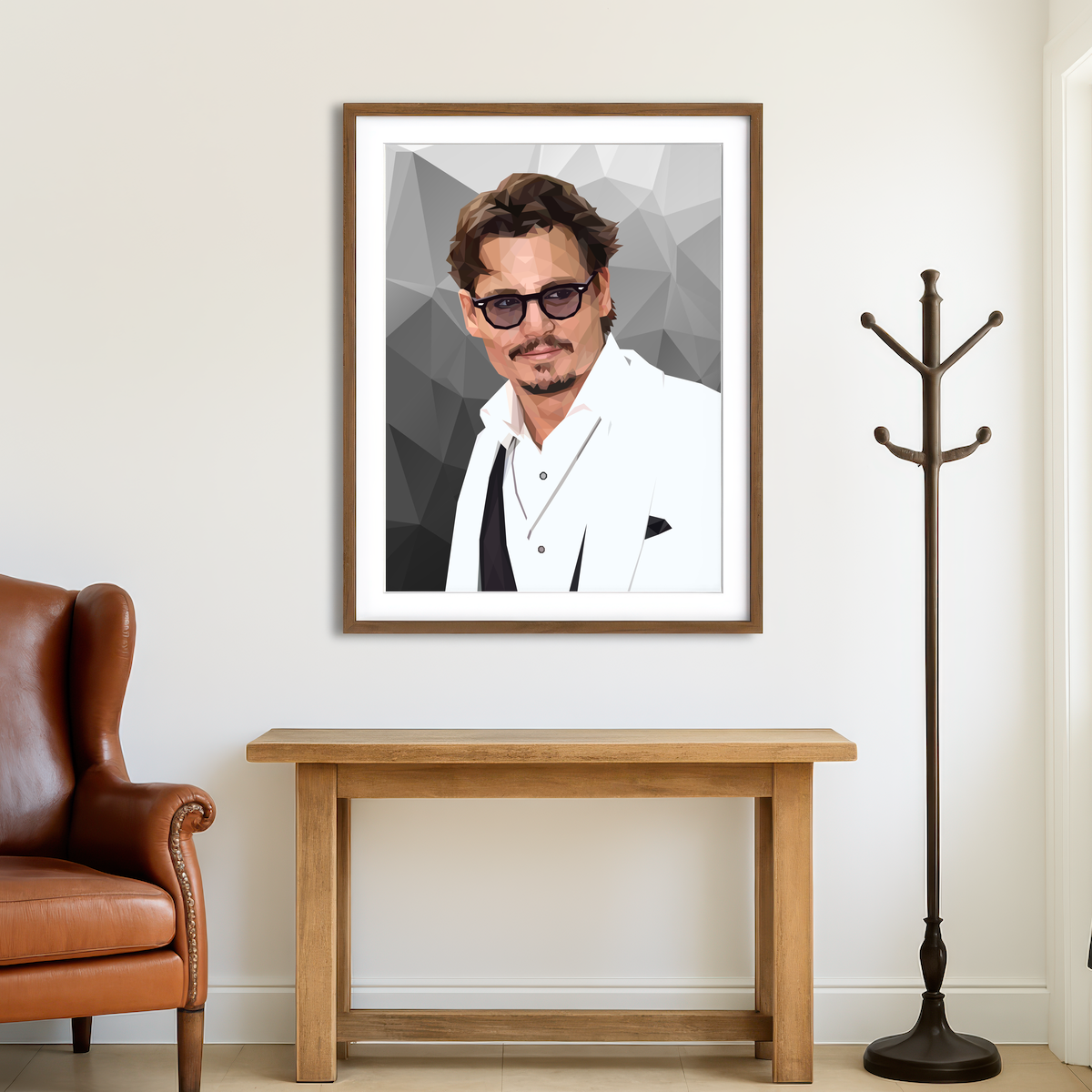 AUTO-MOCKUP ROOM | Johnny Depp Wall Art