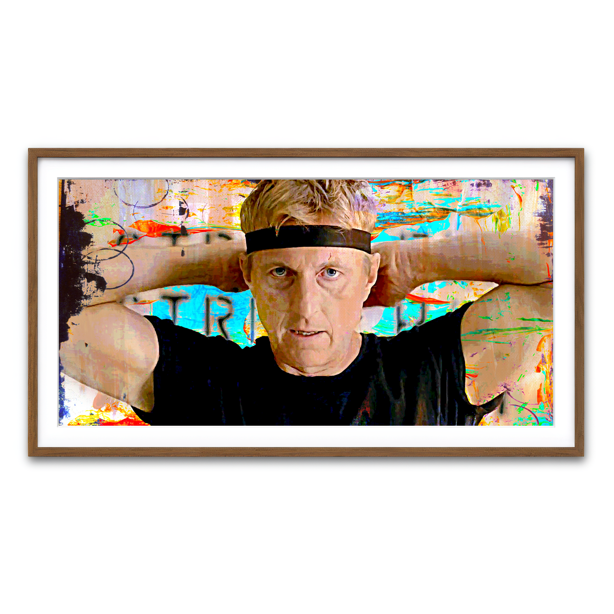 Framed Print 2x1 Walnut