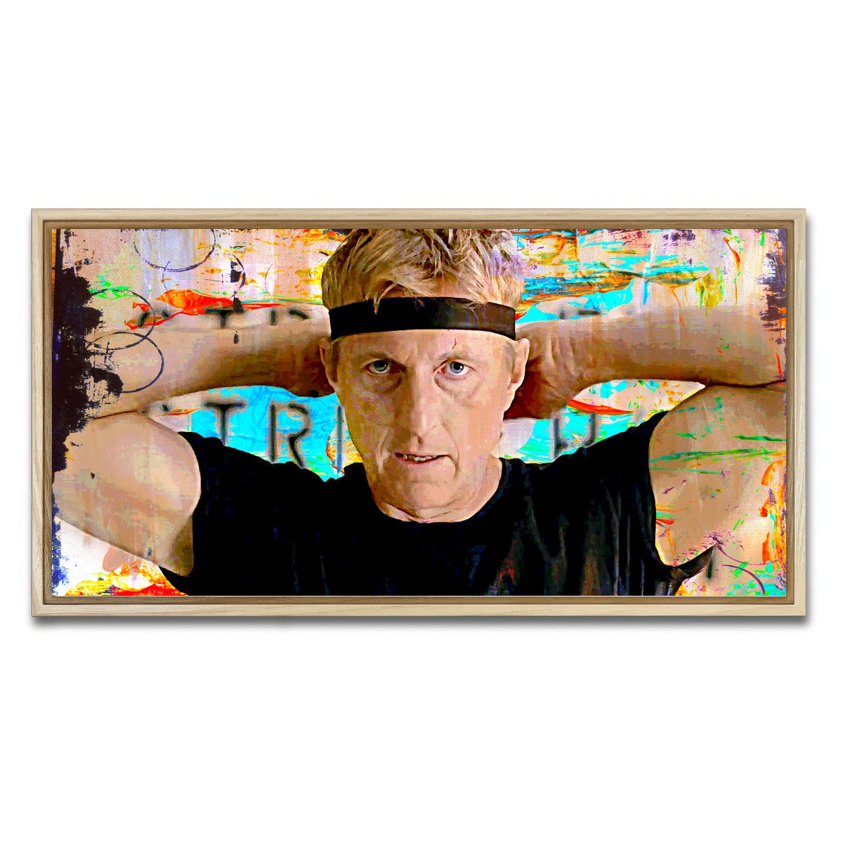 AUTO-MOCKUP WHITE | Johnny Lawrence | 1 Piece | Natural Framed Canvas | group=2x1