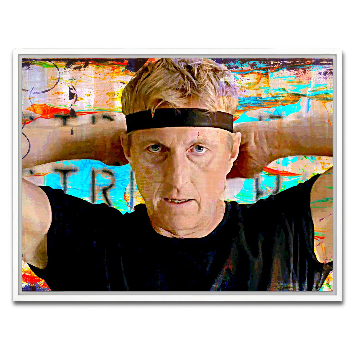 AUTO-MOCKUP WHITE | Johnny Lawrence | 1 Piece | White Framed Canvas | group=4x3