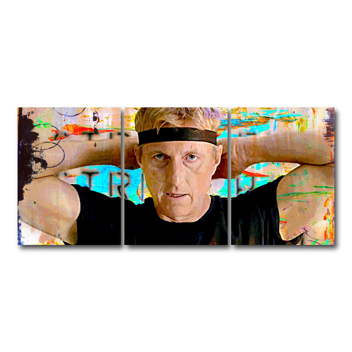 AUTO-MOCKUP WHITE | Johnny Lawrence | 3 Piece | Gallery Wrap Canvas | group=18x24