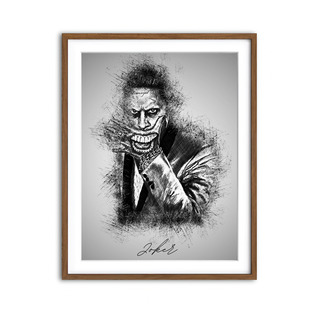 Framed Print 3x4 Walnut