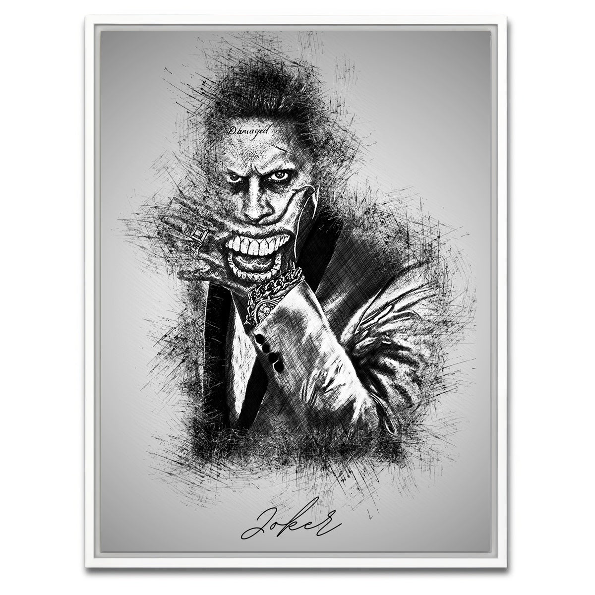AUTO-MOCKUP WHITE | Joker 2 | 1 Piece | White Framed Canvas | group=3x4