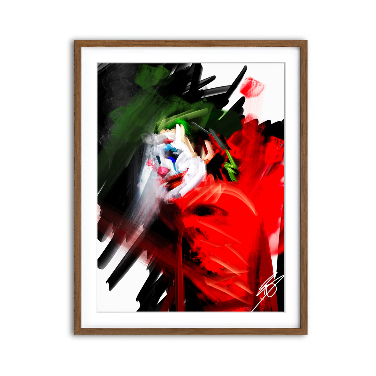 Framed Print 3x4 Walnut