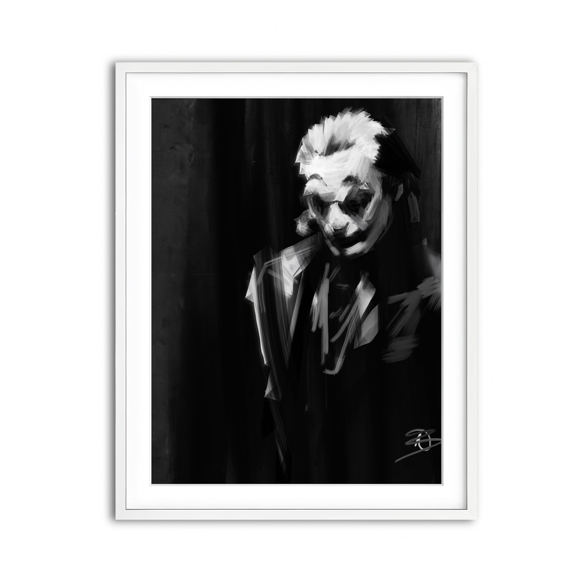 Framed Print 3x4 White