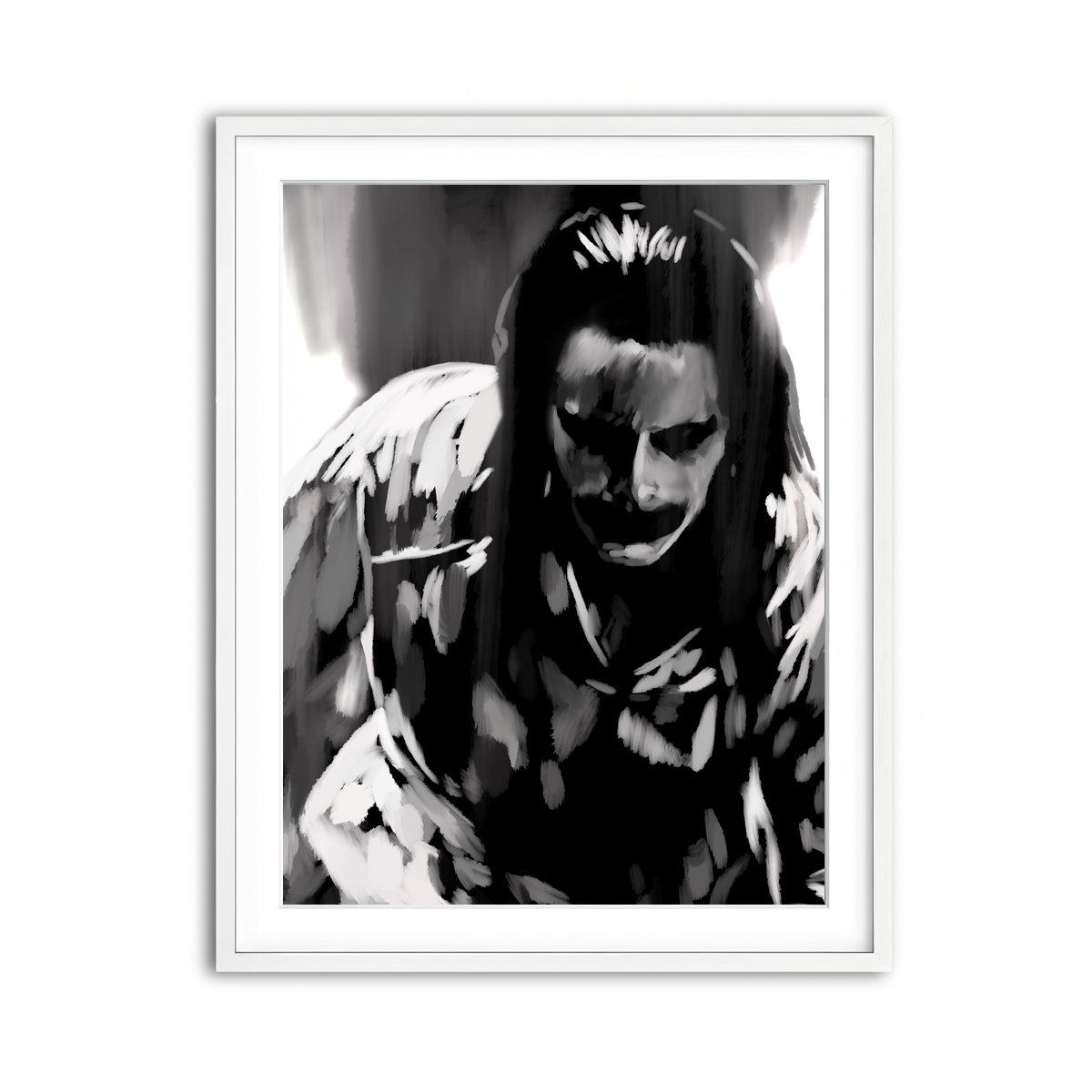 Framed Print 3x4 White