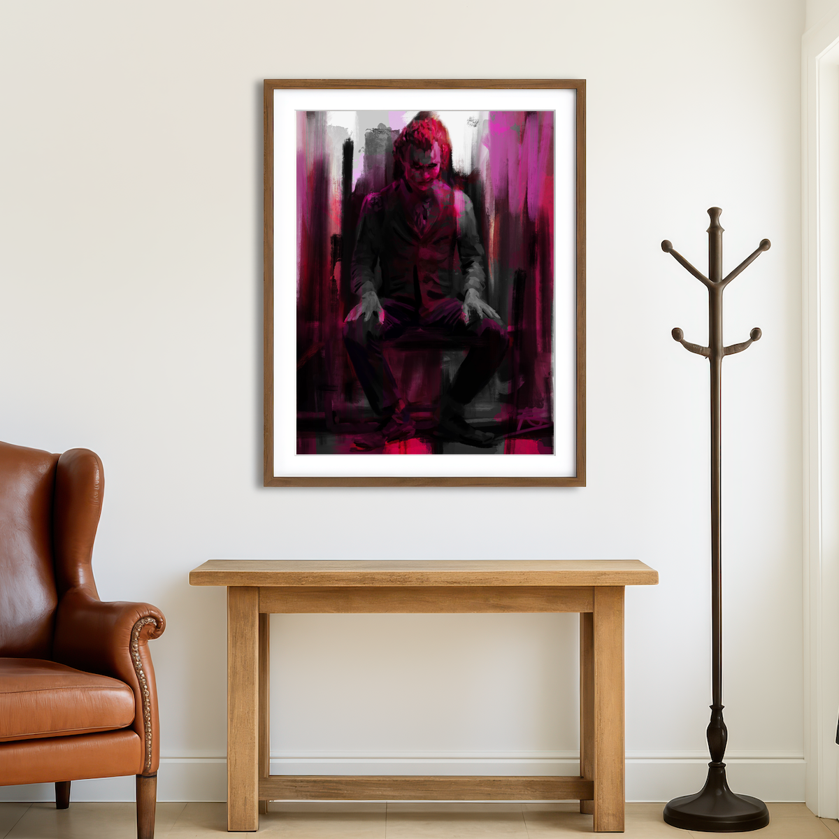 AUTO-MOCKUP ROOM | Joker Purple Wall Art