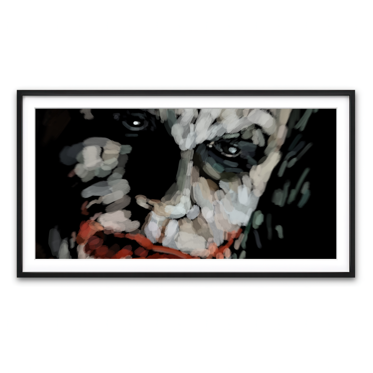 Framed Print 2x1 Black