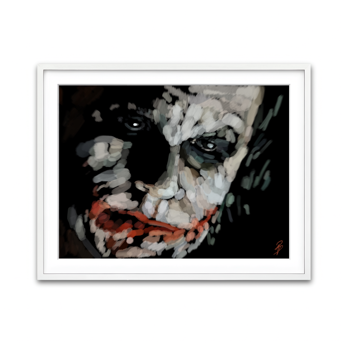 Framed Print 4x3 White