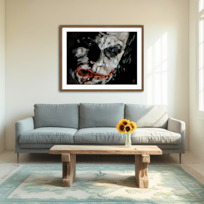 AUTO-MOCKUP ROOM | Joker Up Close Wall Art