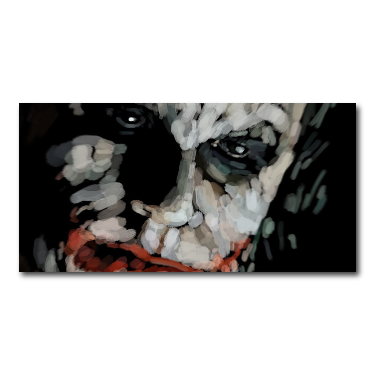AUTO-MOCKUP WHITE | Joker up close | 1 Piece | Gallery Wrap Canvas | group=2x1