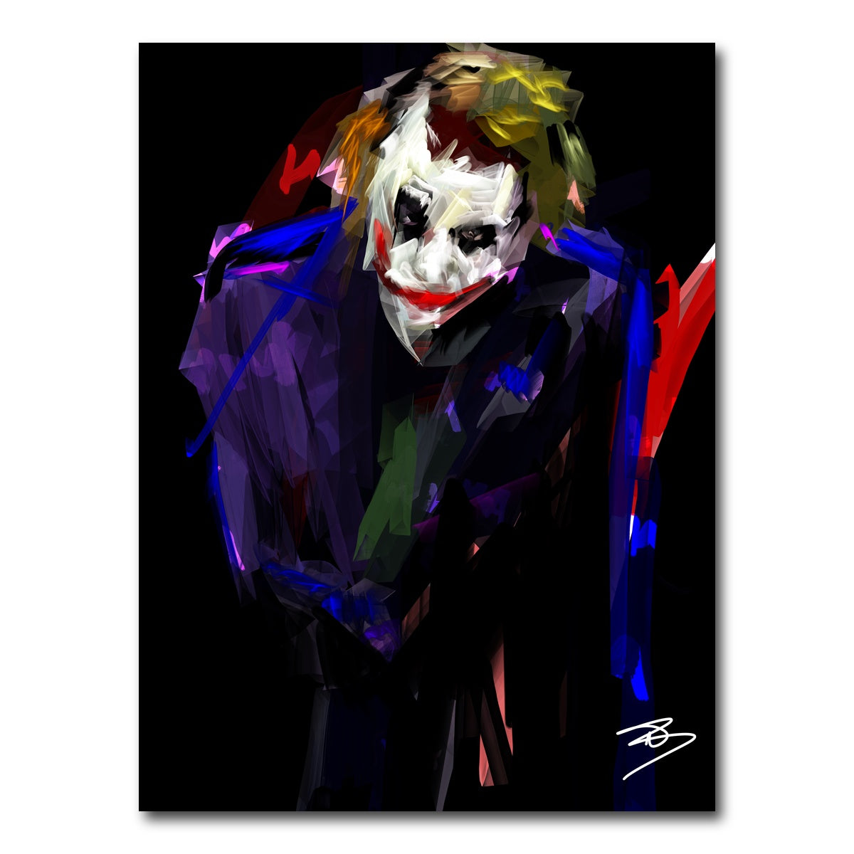 AUTO-MOCKUP WHITE | Joker why so serious | 1 Piece | Gallery Wrap Canvas | group=3x4