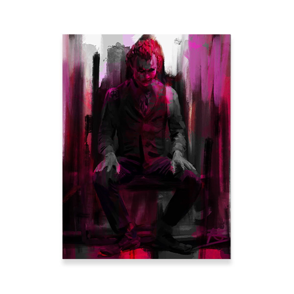 Joker Purple Wall Art