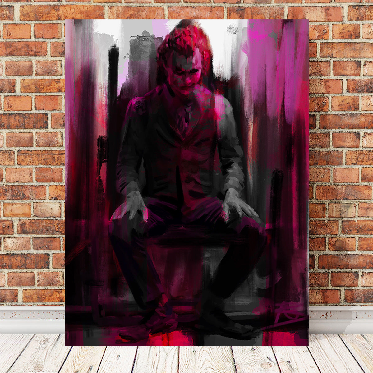 Joker Purple Wall Art