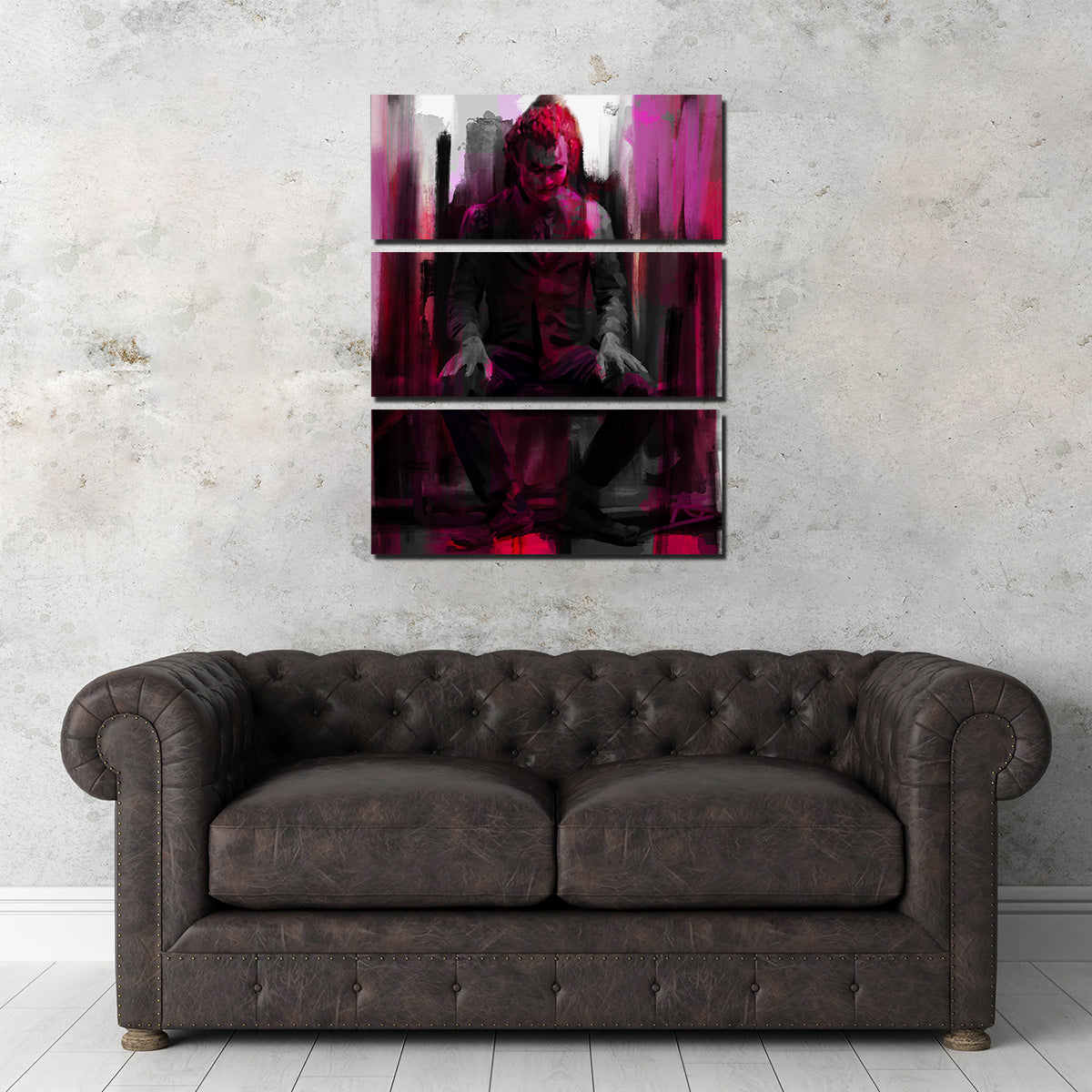 Joker Purple Wall Art