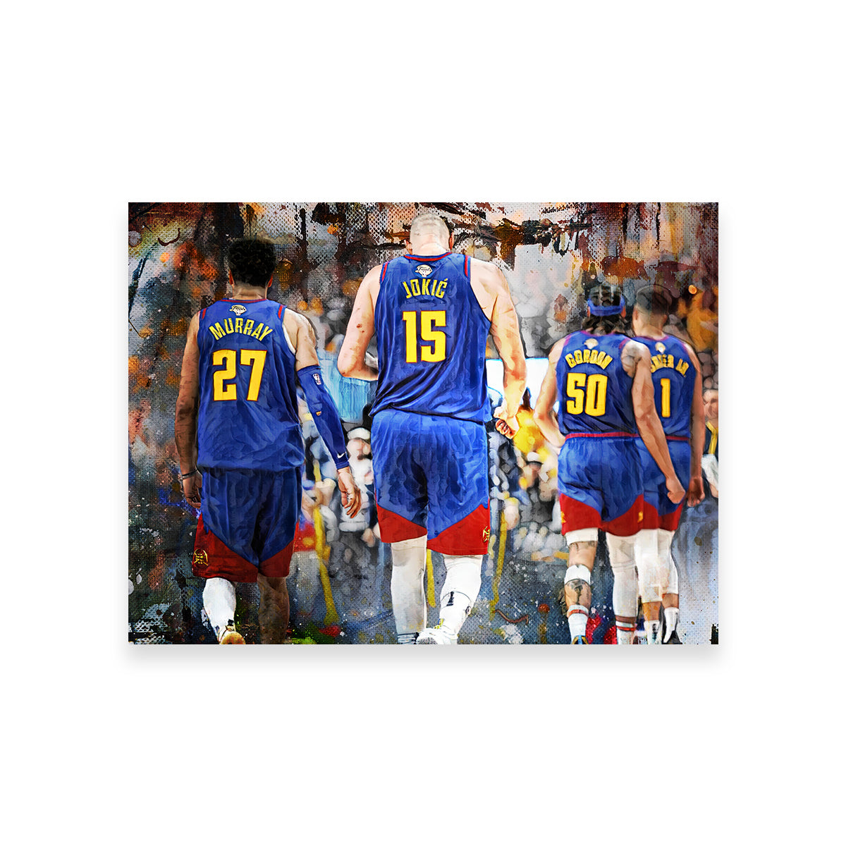 Nuggets Core Four Wall Art