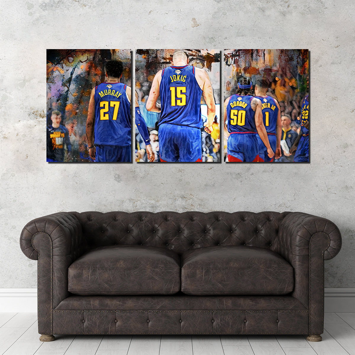 Nuggets Core Four Wall Art