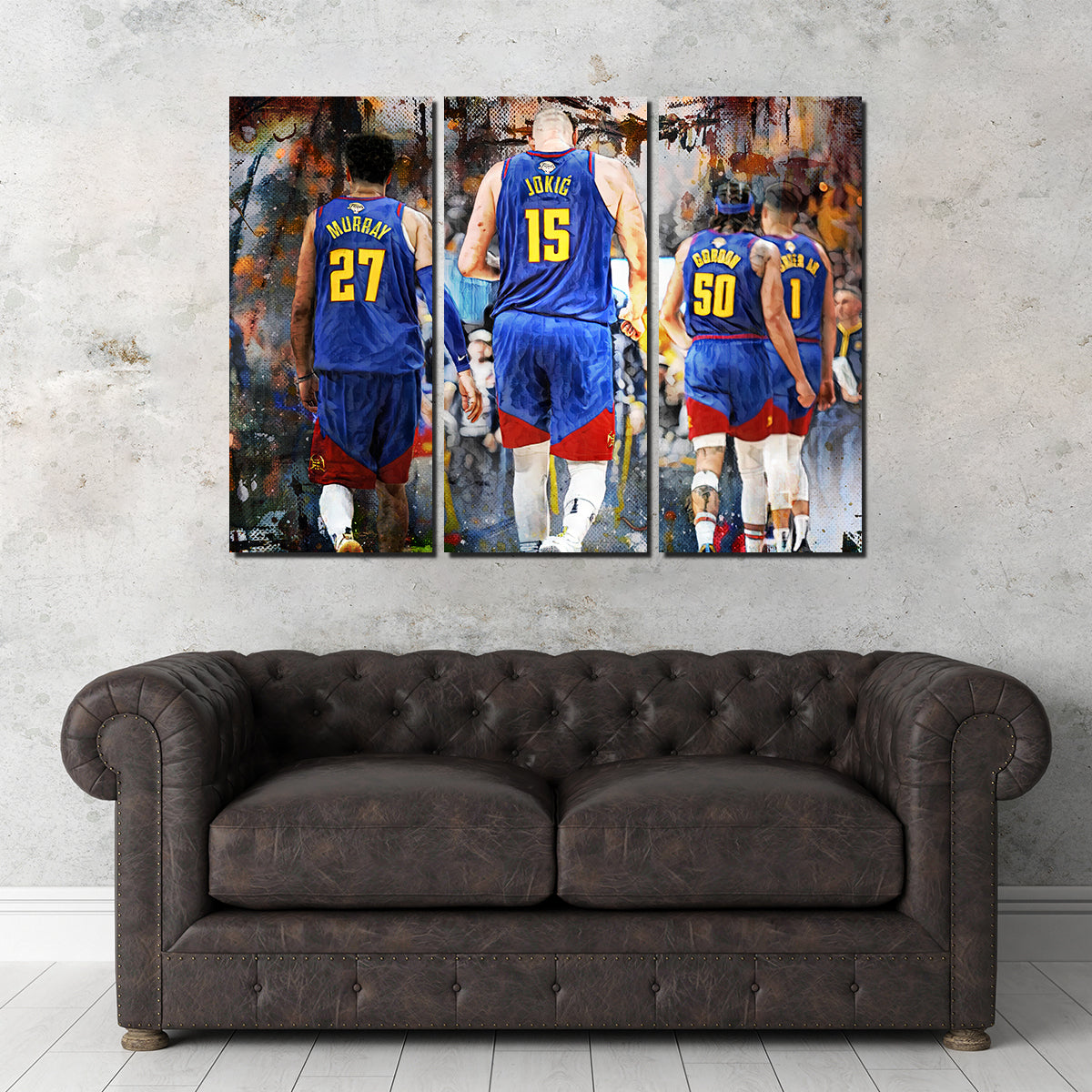 Nuggets Core Four Wall Art