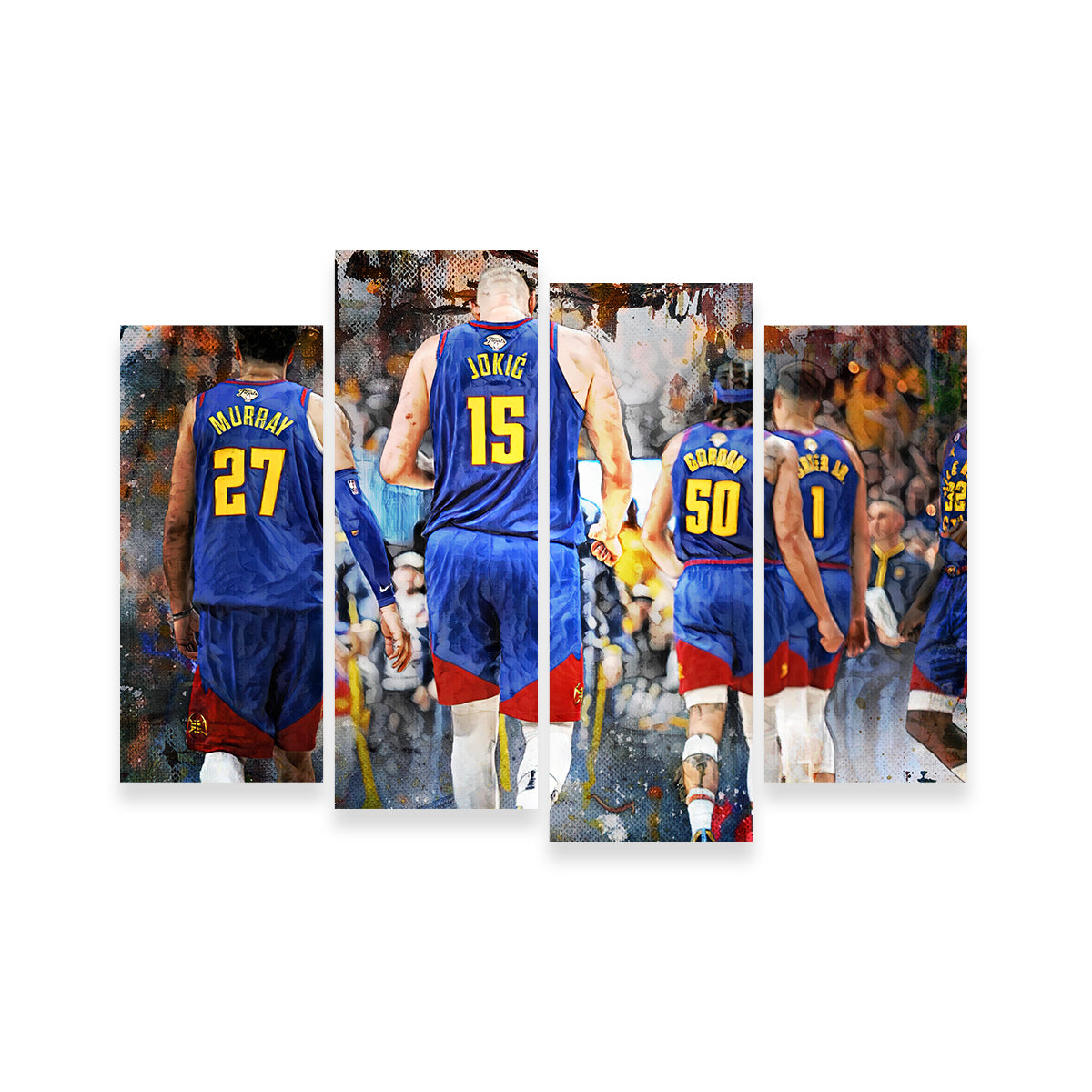 Nuggets Core Four Wall Art