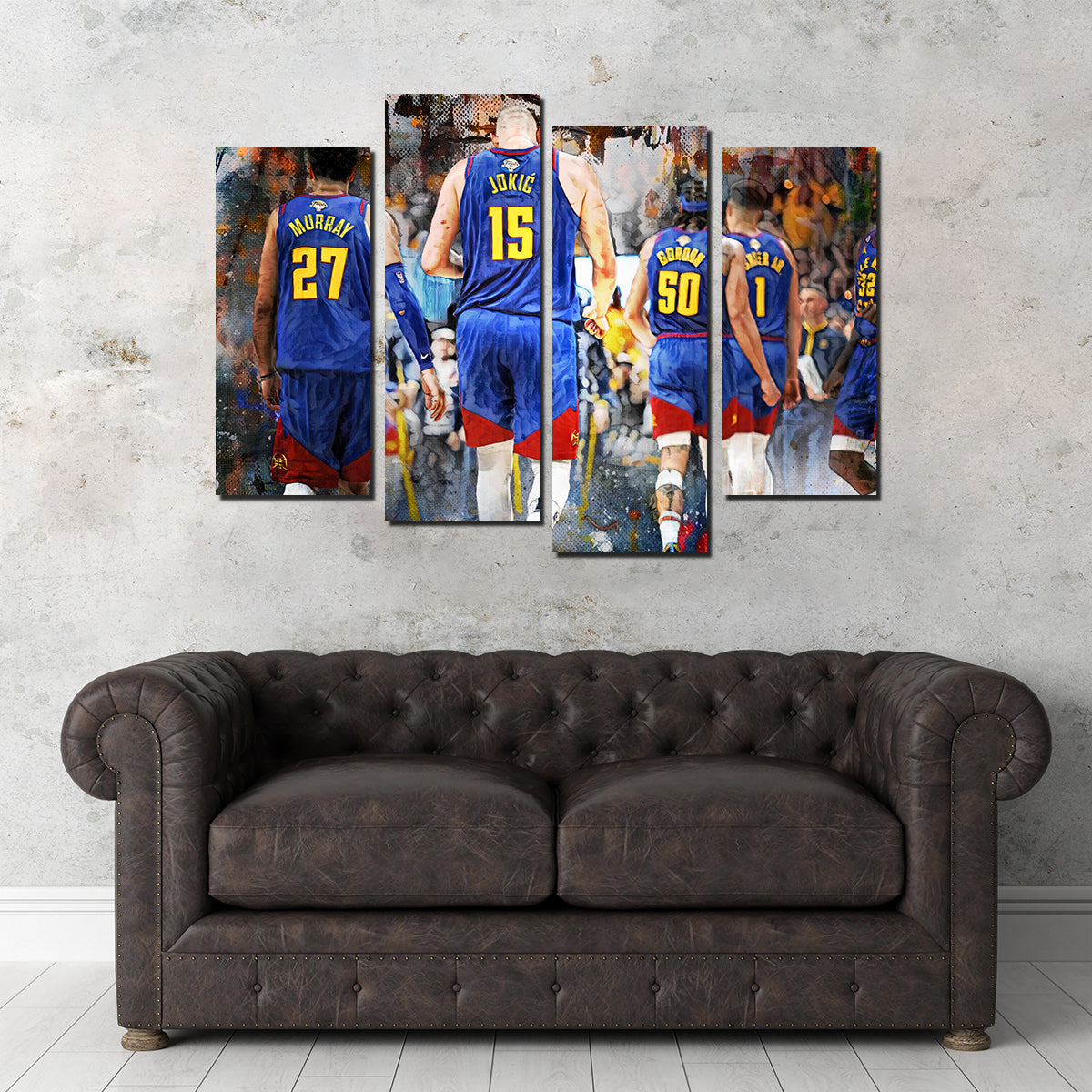 Nuggets Core Four Wall Art