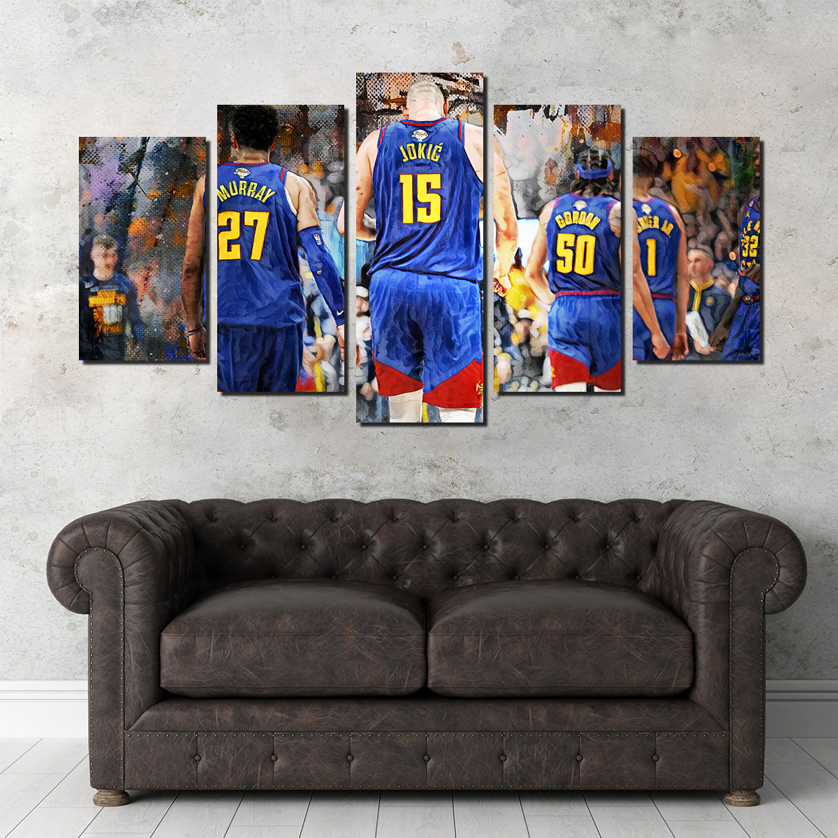 Nuggets Core Four Wall Art