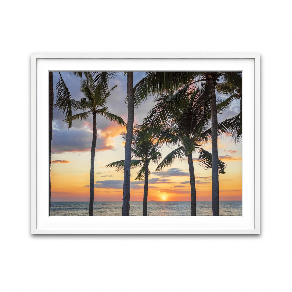 Framed Print 4x3 White