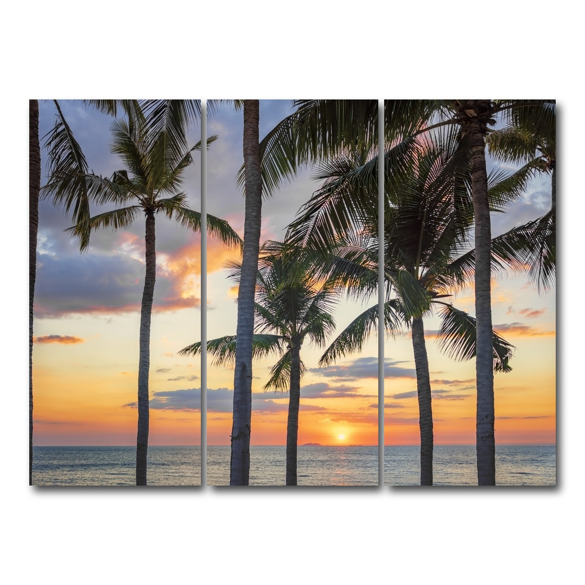 AUTO-MOCKUP WHITE | Jomtien Sunset | 3 Piece | Gallery Wrap Canvas | group=8x18