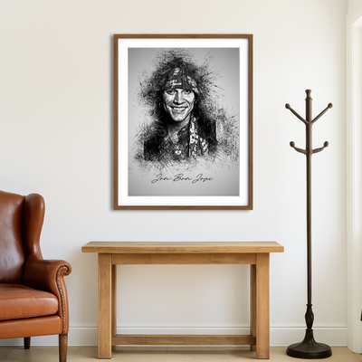 AUTO-MOCKUP ROOM | Jon Bon Jovi Wall Art