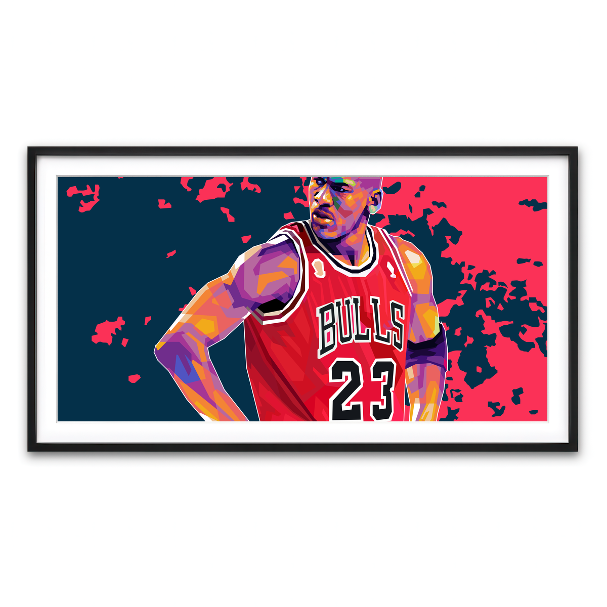 Framed Print 2x1 Black