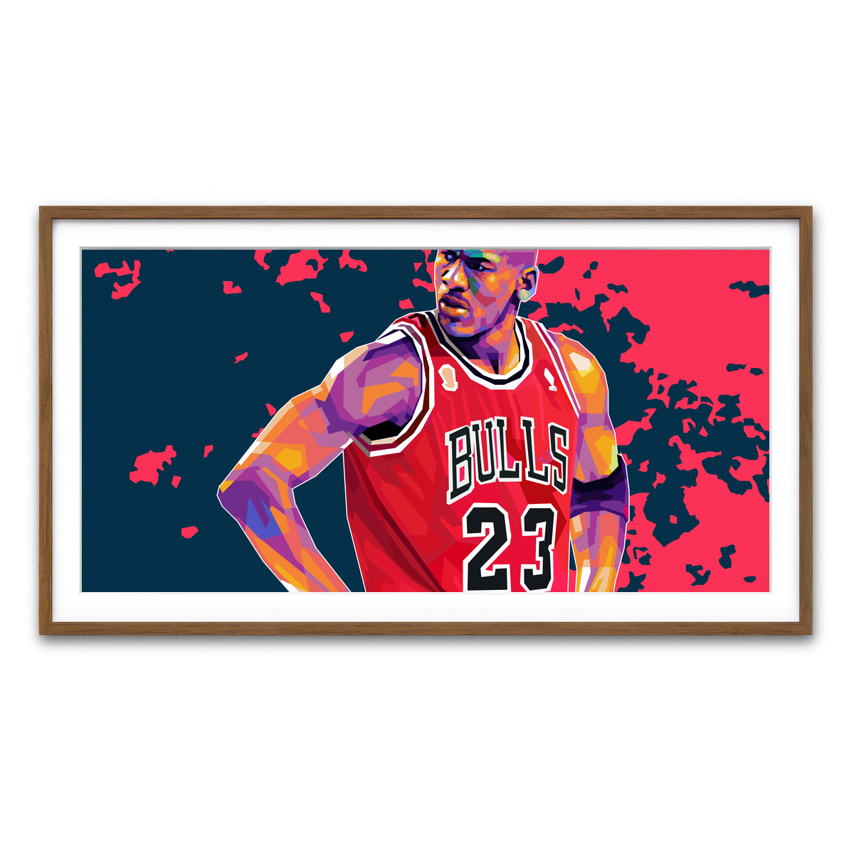 Framed Print 2x1 Walnut