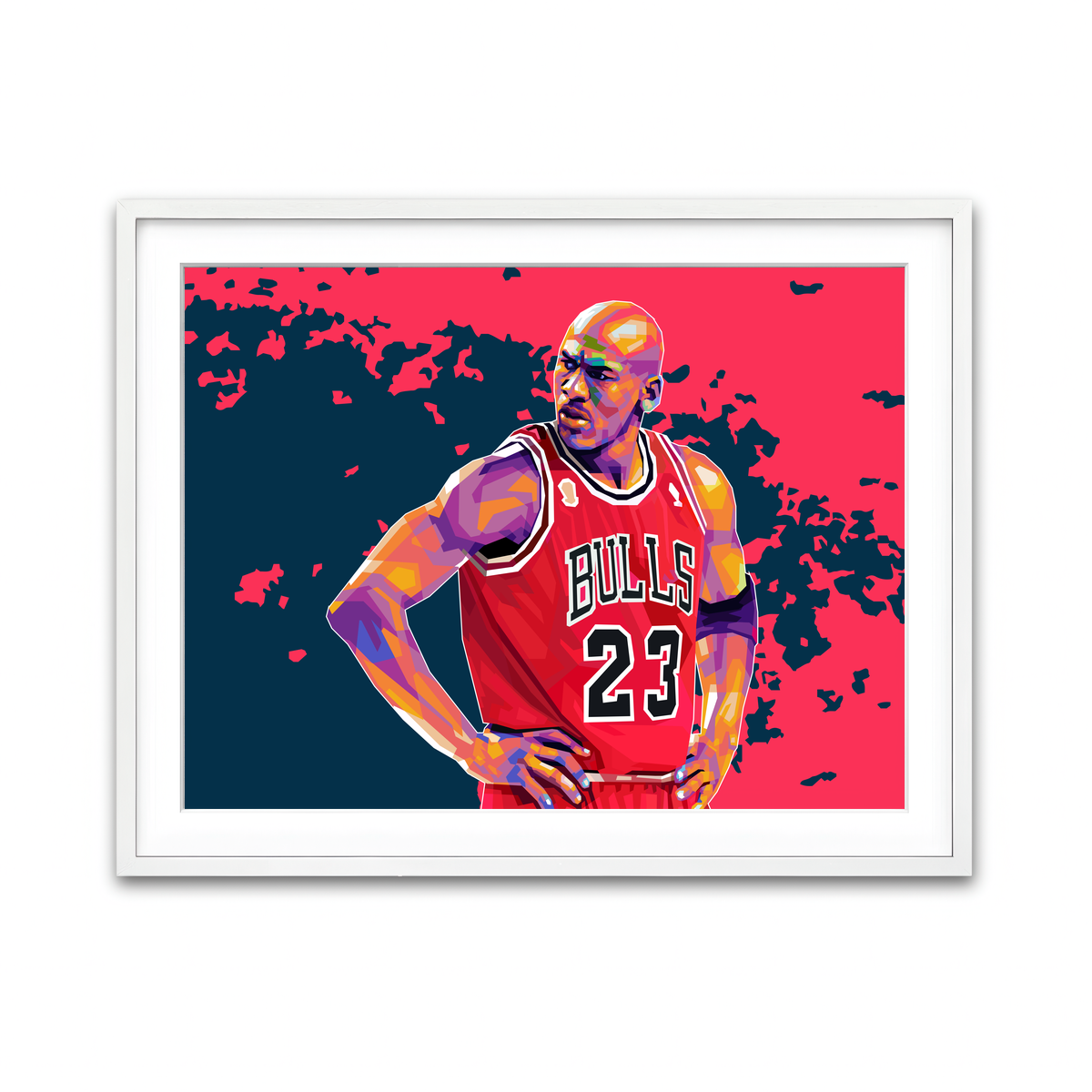 Framed Print 4x3 White