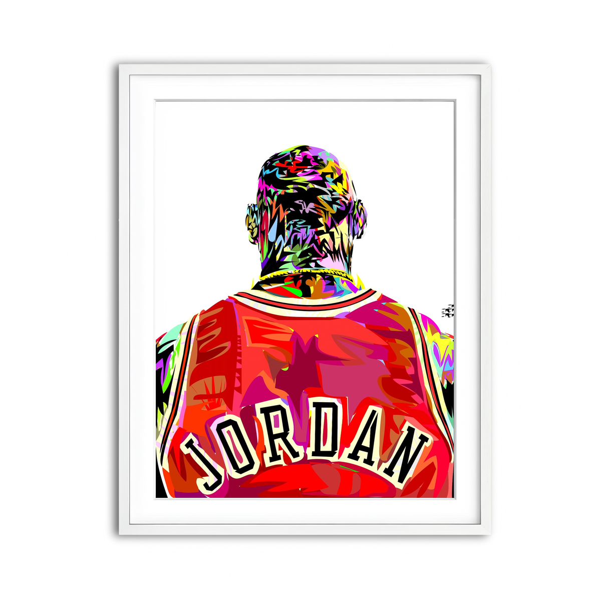 Framed Print 3x4 White