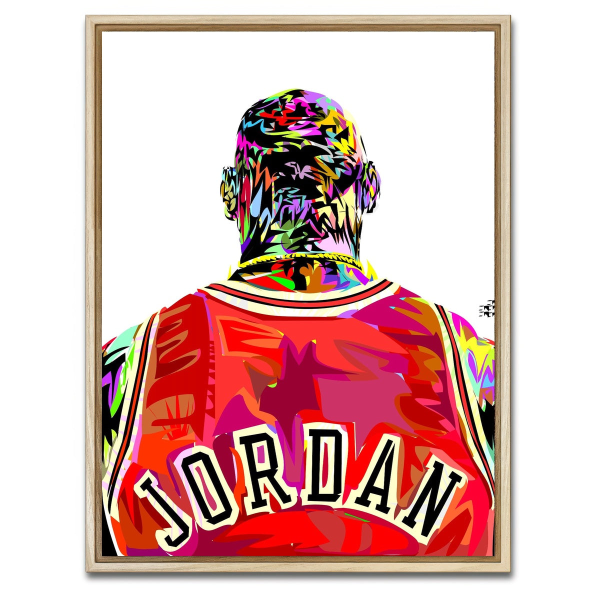 AUTO-MOCKUP WHITE | Jordan Back 2 | 1 Piece | Natural Framed Canvas | group=3x4