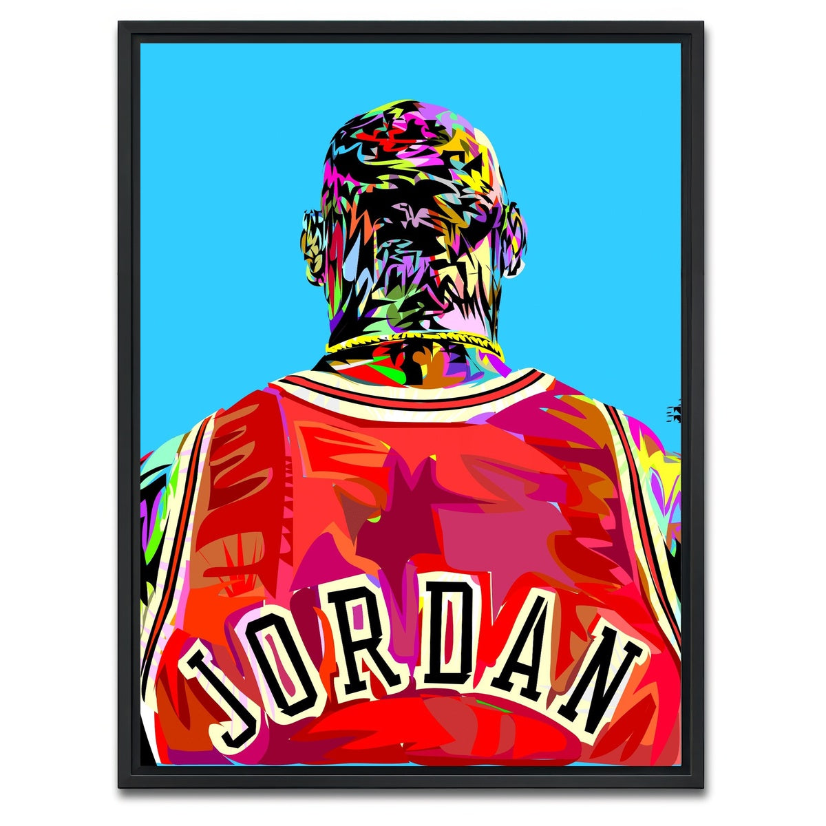 AUTO-MOCKUP WHITE | Jordan Back | 1 Piece | Black Framed Canvas | group=3x4