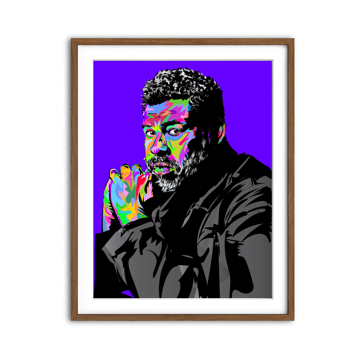 Framed Print 3x4 Walnut