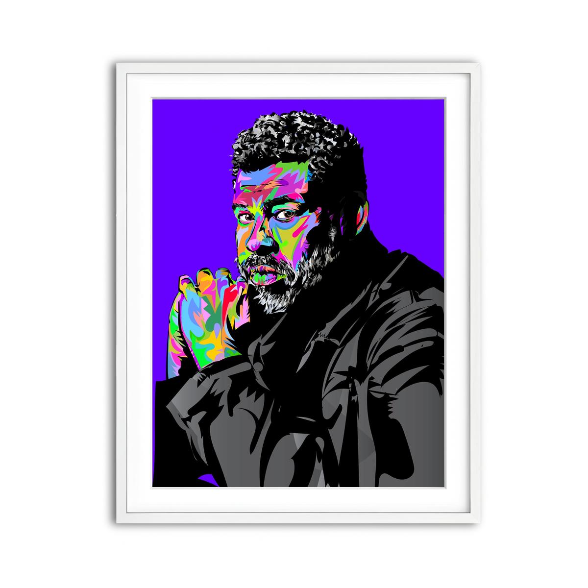 Framed Print 3x4 White