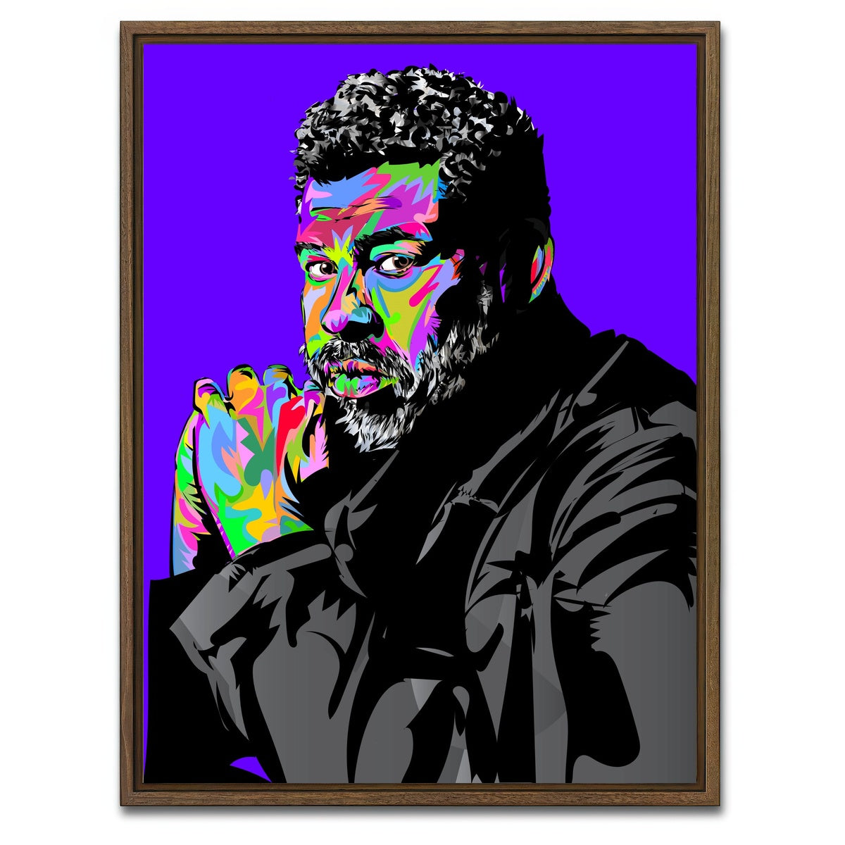 AUTO-MOCKUP WHITE | Jordan Peel | 1 Piece | Walnut Framed Canvas | group=3x4