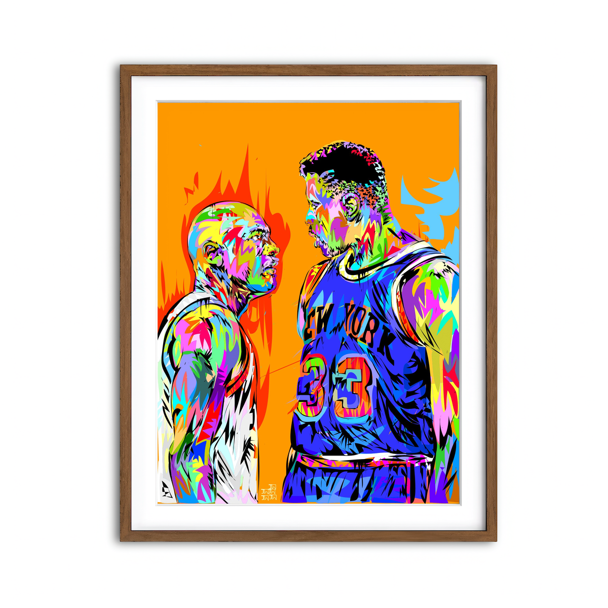 Framed Print 3x4 Walnut