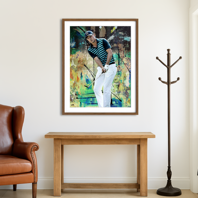 AUTO-MOCKUP ROOM | Jordan Spieth Wall Art
