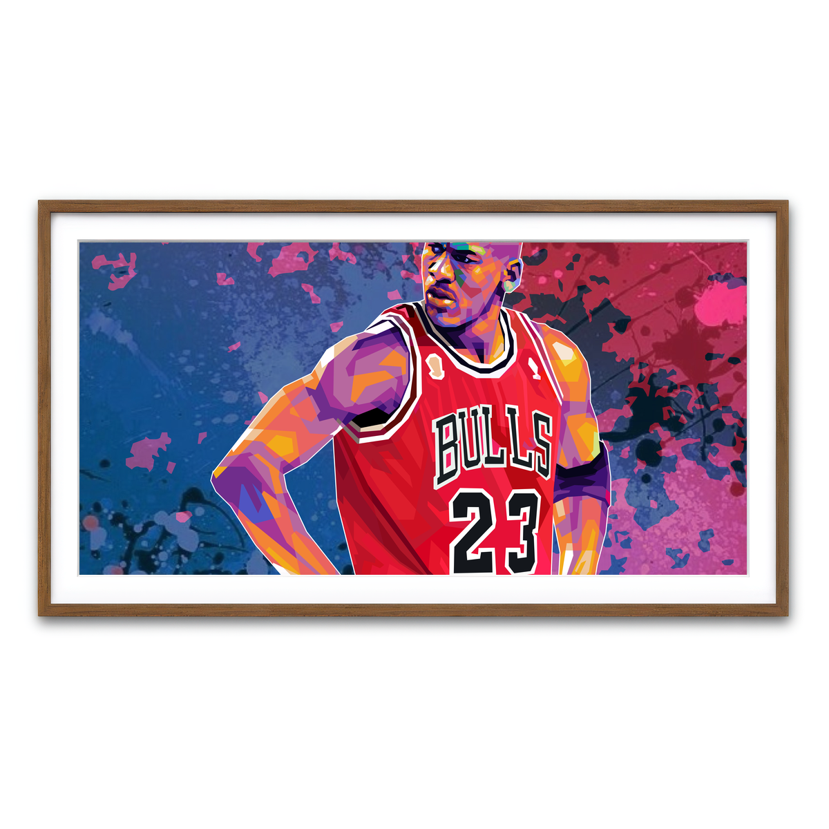 Framed Print 2x1 Walnut