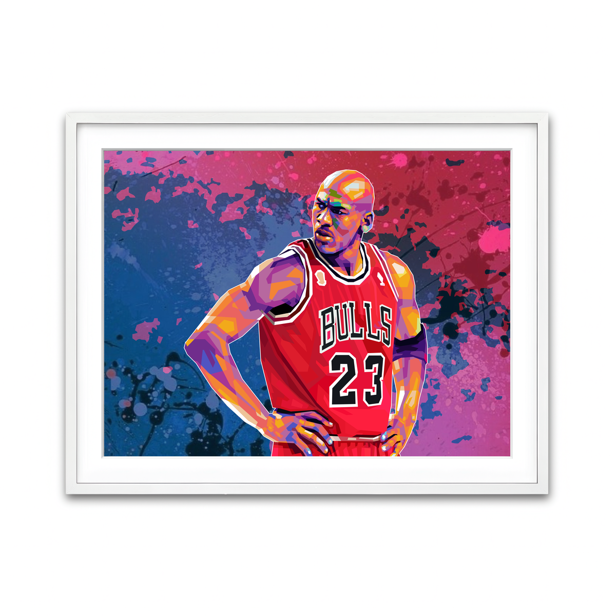 Framed Print 4x3 White