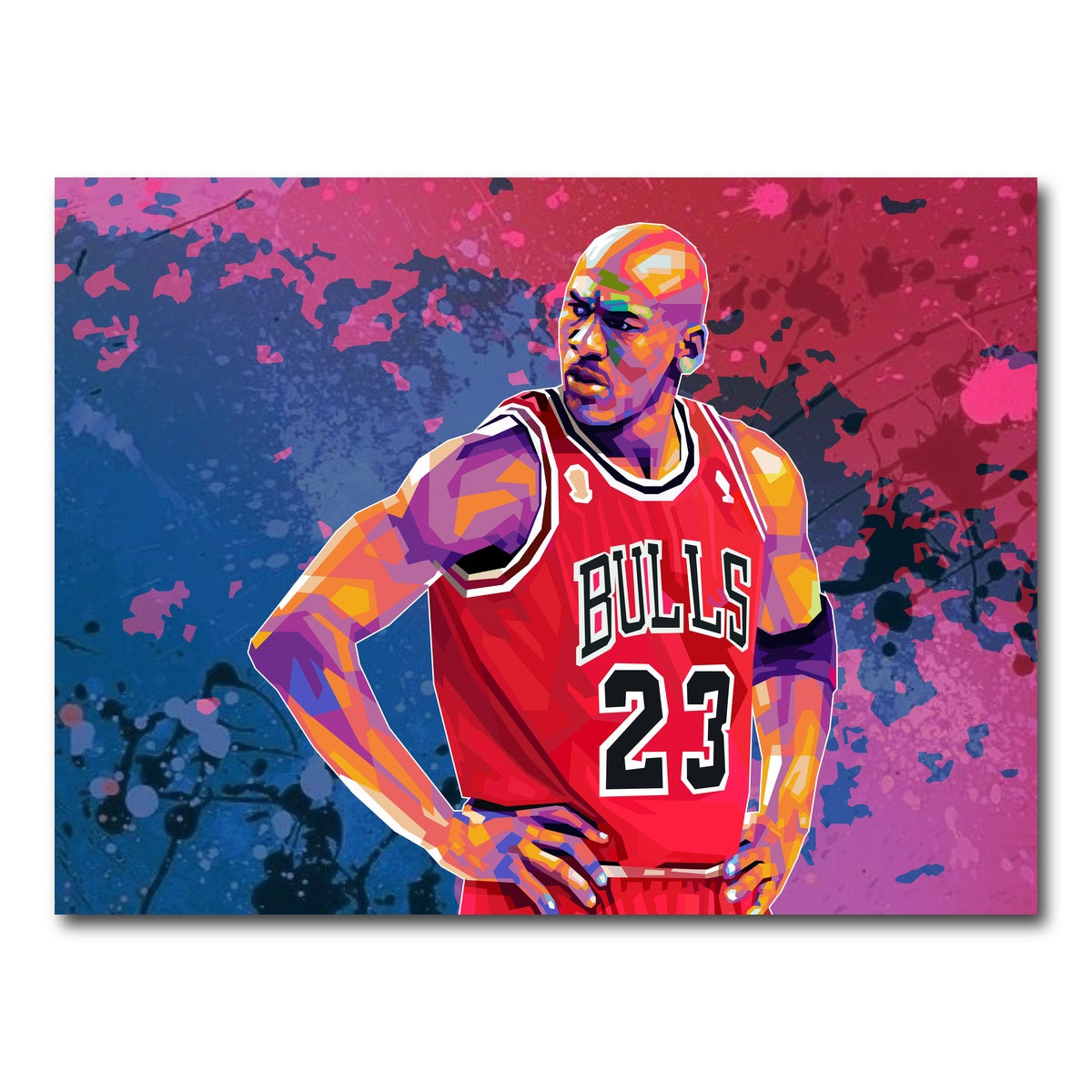 AUTO-MOCKUP WHITE | Jordan Splatter | 1 Piece | Gallery Wrap Canvas | group=4x3