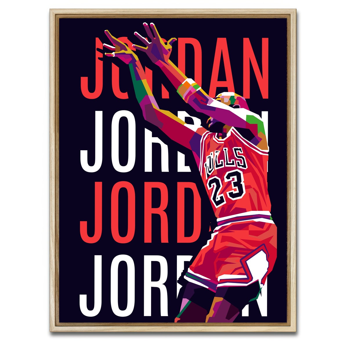 AUTO-MOCKUP WHITE | Jordan | 1 Piece | Natural Framed Canvas | group=3x4